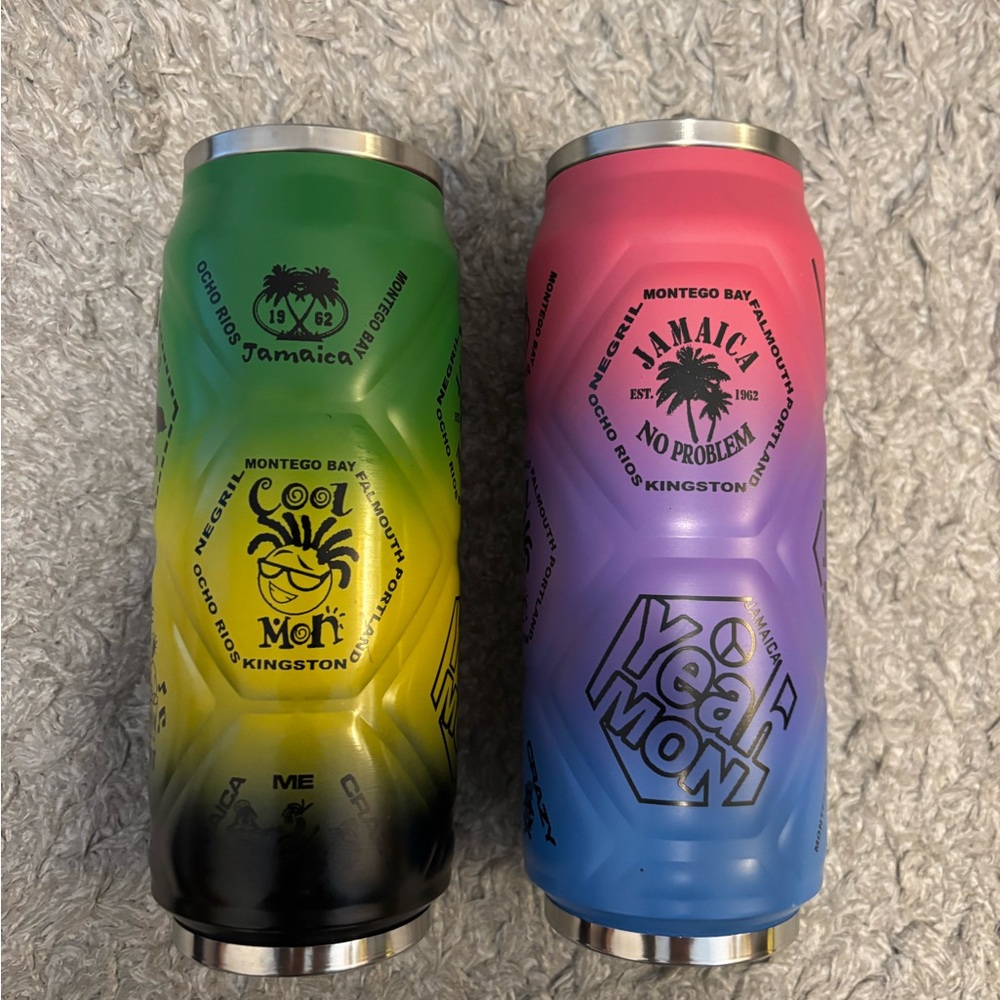 Colorful Jamaica Travel Tumblers
